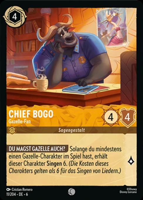 Chief Bogo - Gazelle Fan