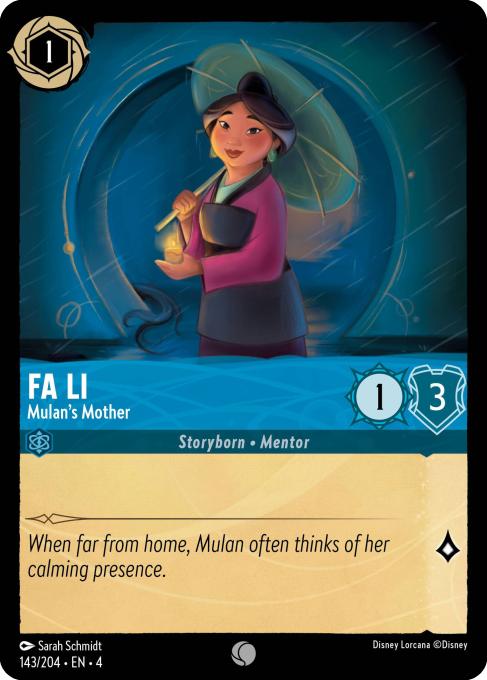 Fa Li - Mulan’s Mother