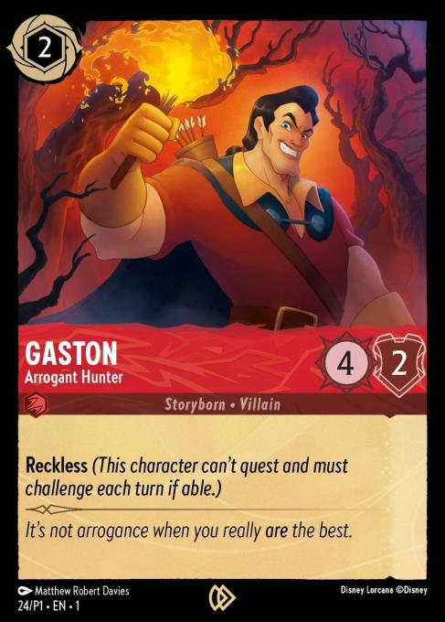 Gaston - Arrogant Hunter