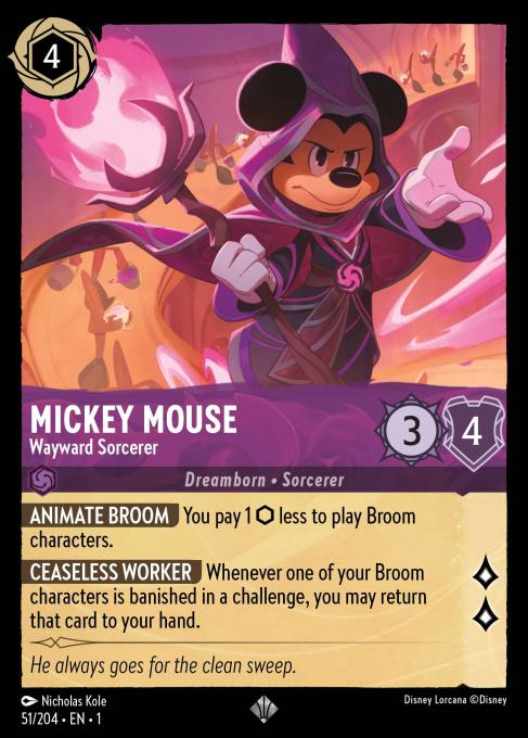 Mickey Mouse - Wayward Sorcerer