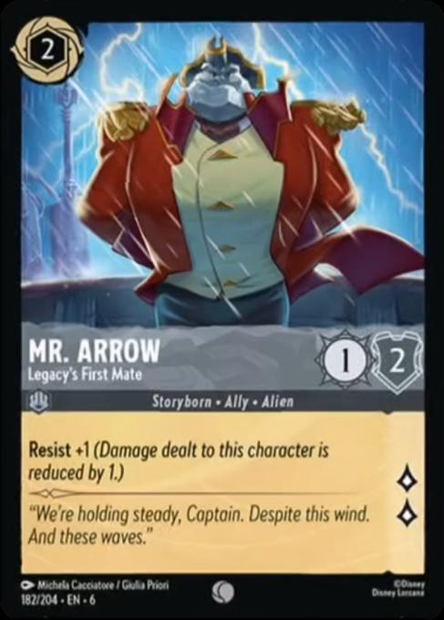 Mr. Arrow - Legacy's First Mate