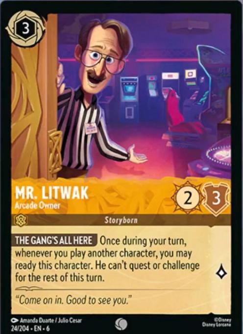 Mr. Litwak - Arcade Owner