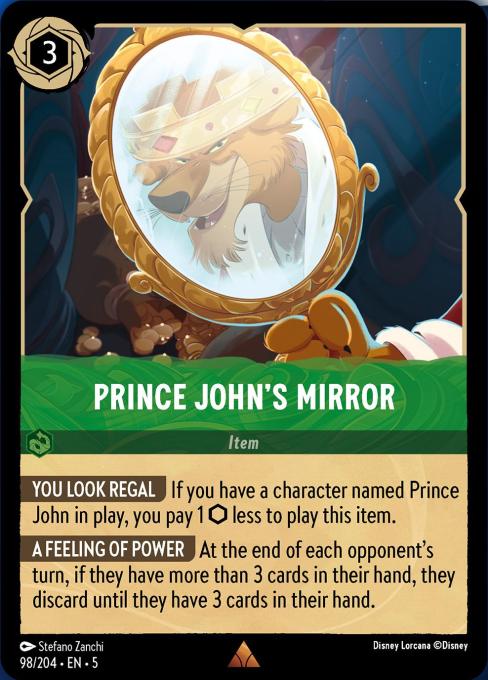 Prince John's Mirror