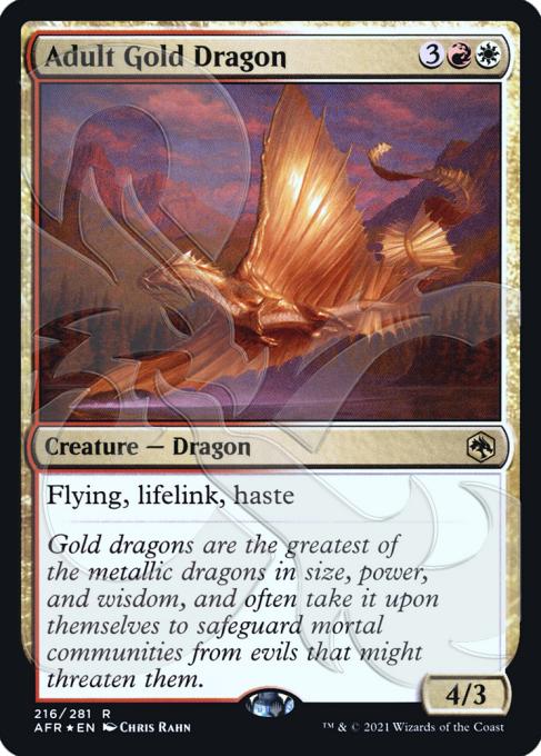 Adult Gold Dragon