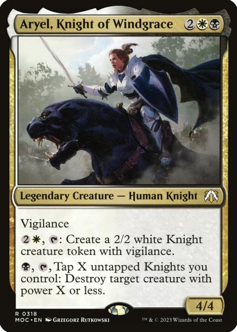 Aryel, Knight of Windgrace