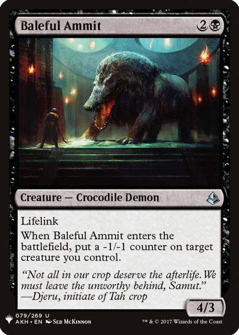 Baleful Ammit