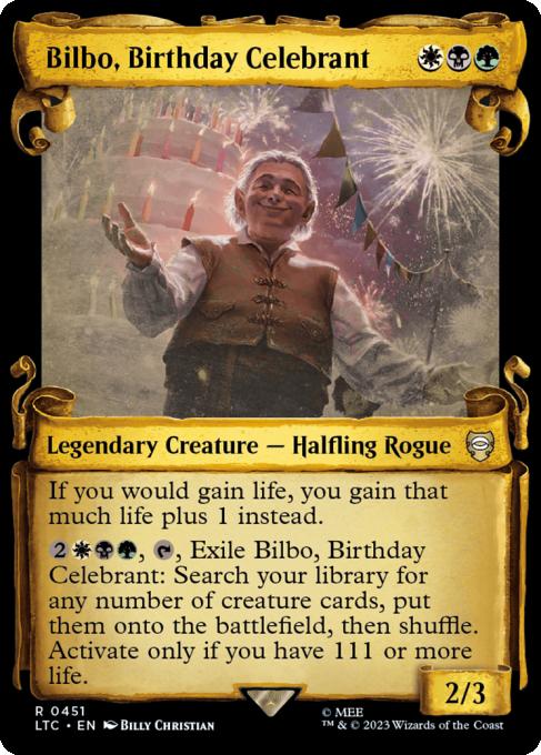 Bilbo, Birthday Celebrant