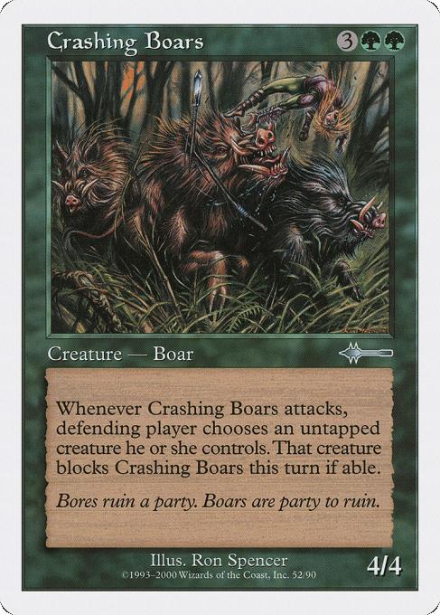 Crashing Boars