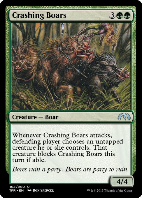 Crashing Boars