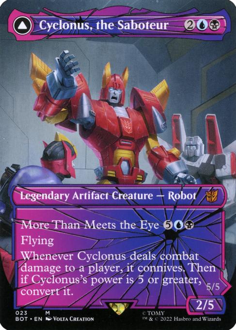 Cyclonus, the Saboteur // Cyclonus, Cybertronian Fighter