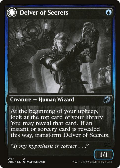 Delver of Secrets // Insectile Aberration