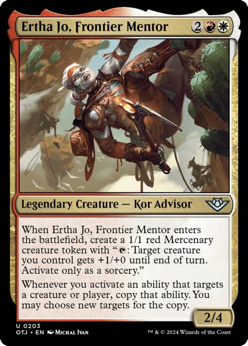 Ertha Jo, Frontier Mentor