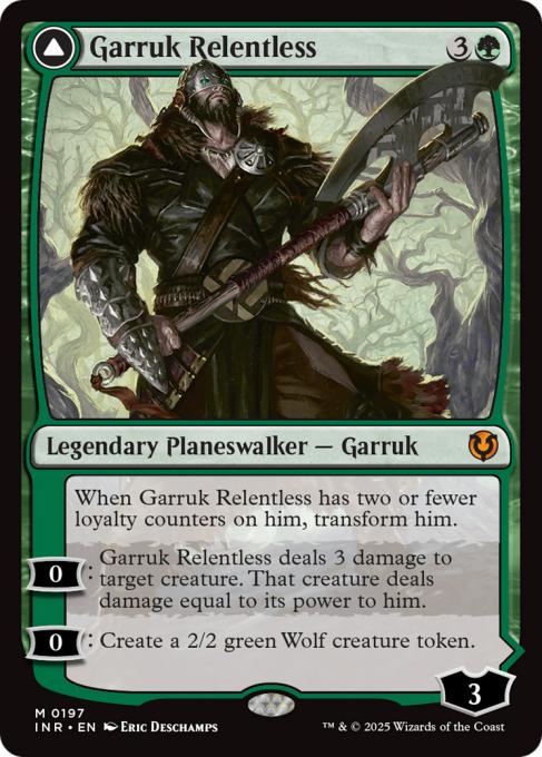 Garruk Relentless // Garruk, the Veil-Cursed