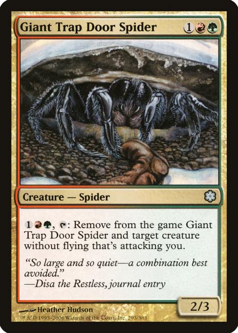 Giant Trap Door Spider