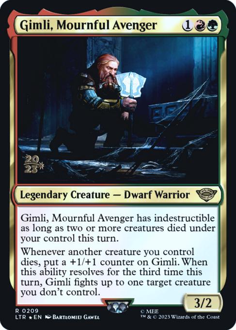 Gimli, Mournful Avenger