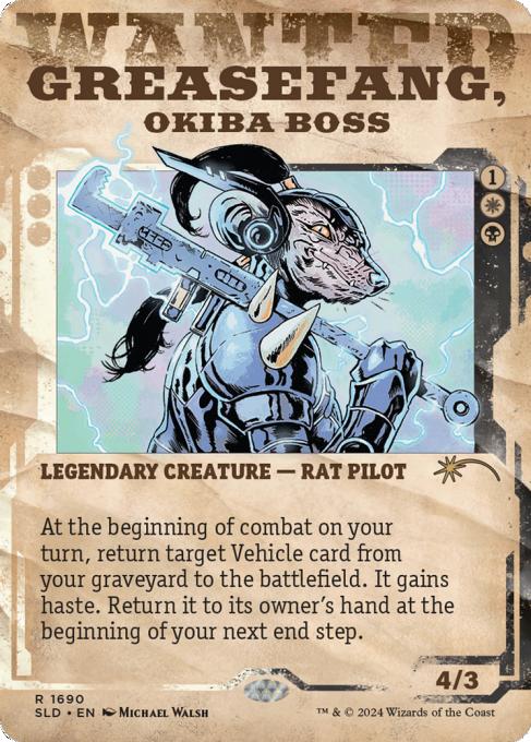 Greasefang, Okiba Boss