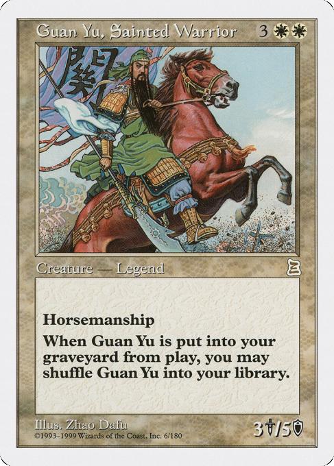 Guan Yu, Sainted Warrior