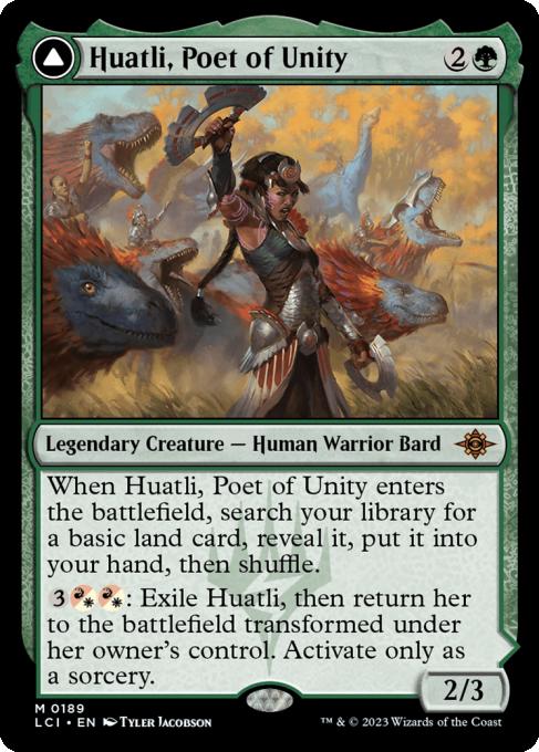 Huatli, Poet of Unity // Roar of the Fifth People