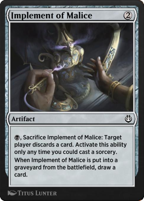 Implement of Malice