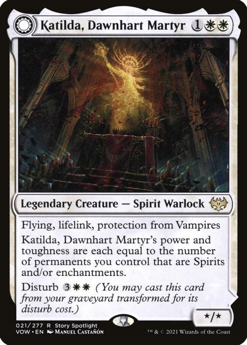 Katilda, Dawnhart Martyr // Katilda's Rising Dawn