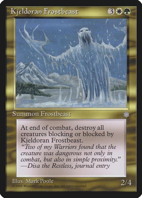 Kjeldoran Frostbeast