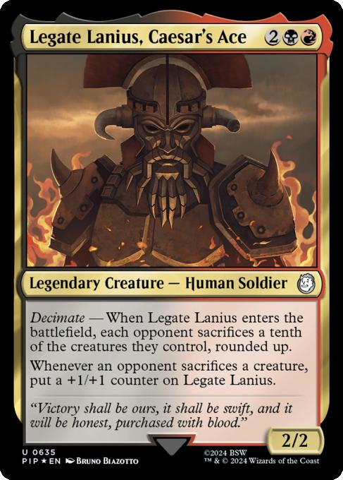 Legate Lanius, Caesar's Ace