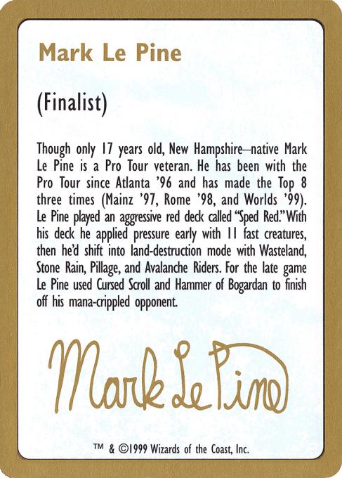 Mark Le Pine Bio