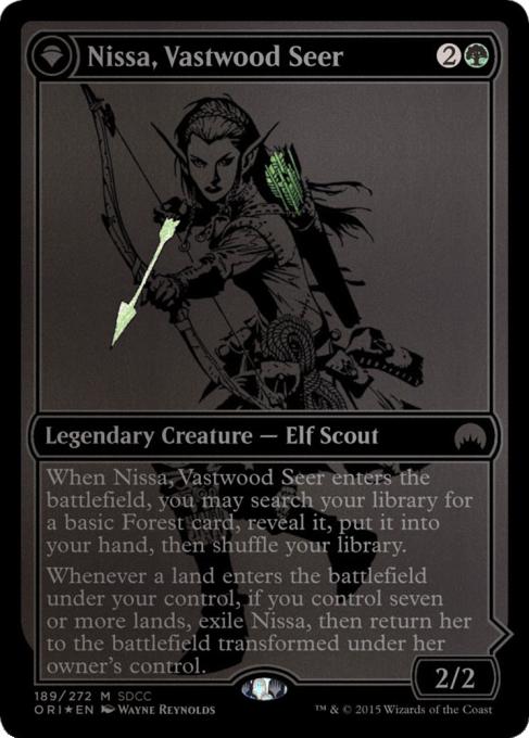 Nissa, Vastwood Seer // Nissa, Sage Animist