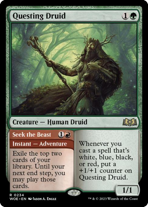 Questing Druid // Seek the Beast