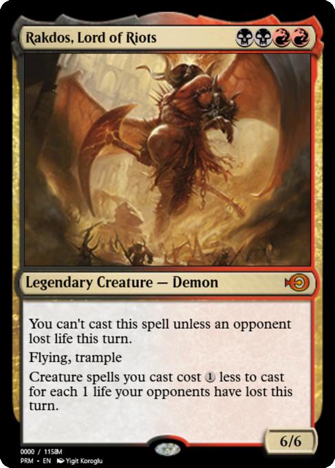 Rakdos, Lord of Riots