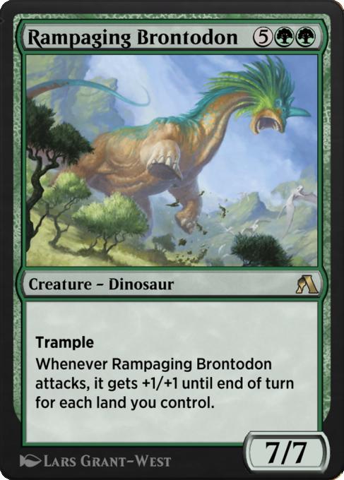 Rampaging Brontodon