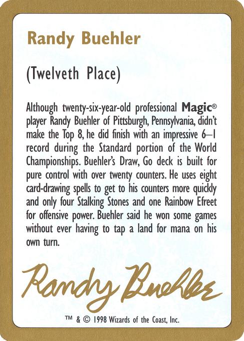 Randy Buehler Bio