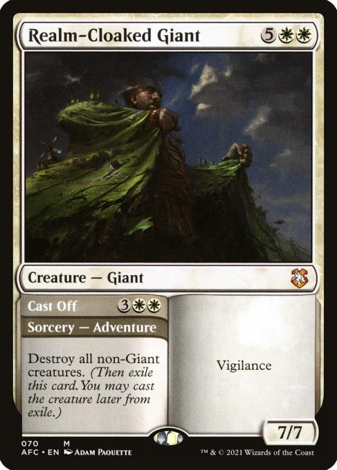 Realm-Cloaked Giant // Cast Off