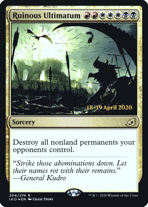 Ruinous Ultimatum