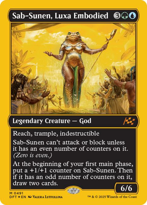 Sab-Sunen, Luxa Embodied