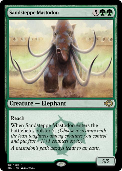 Sandsteppe Mastodon