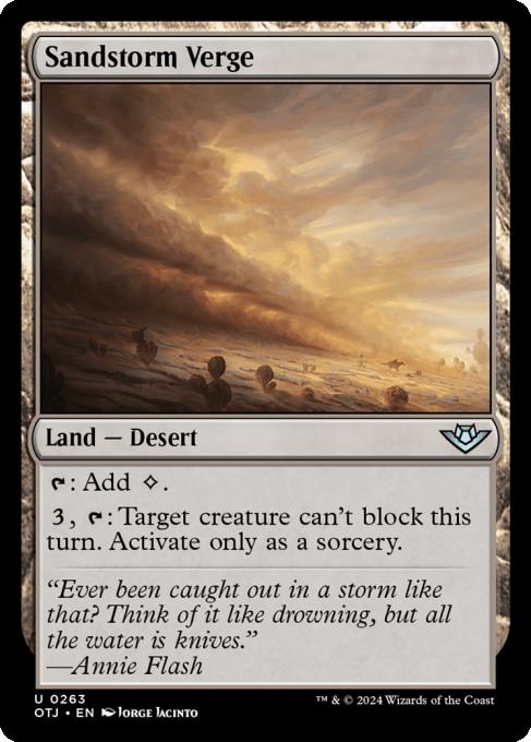 Sandstorm Verge