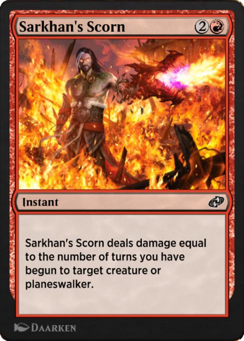 Sarkhan's Scorn