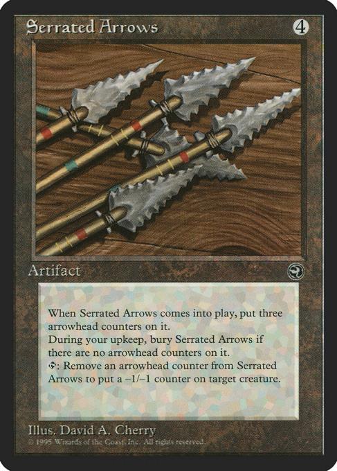 Serrated Arrows