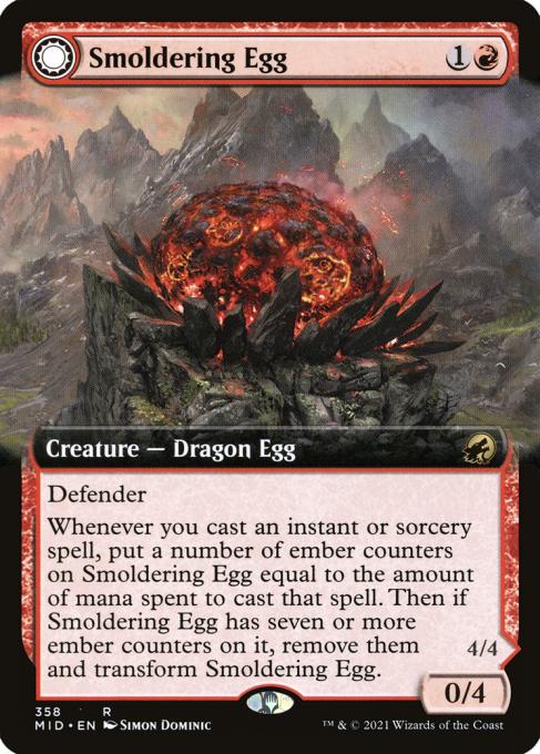 Smoldering Egg // Ashmouth Dragon