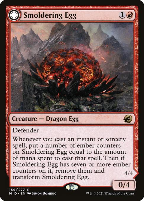 Smoldering Egg // Ashmouth Dragon