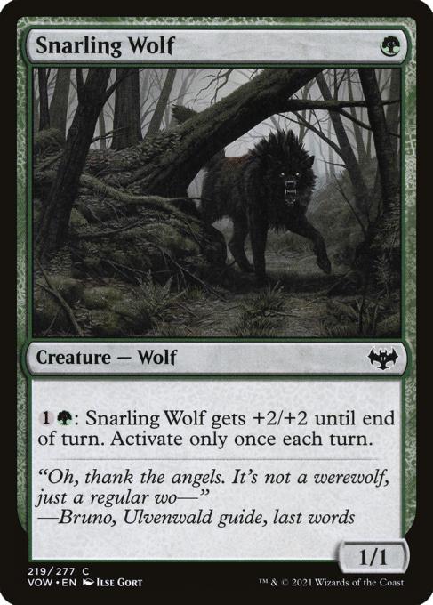 Snarling Wolf