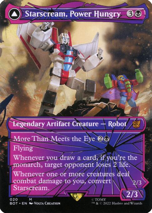 Starscream, Power Hungry // Starscream, Seeker Leader