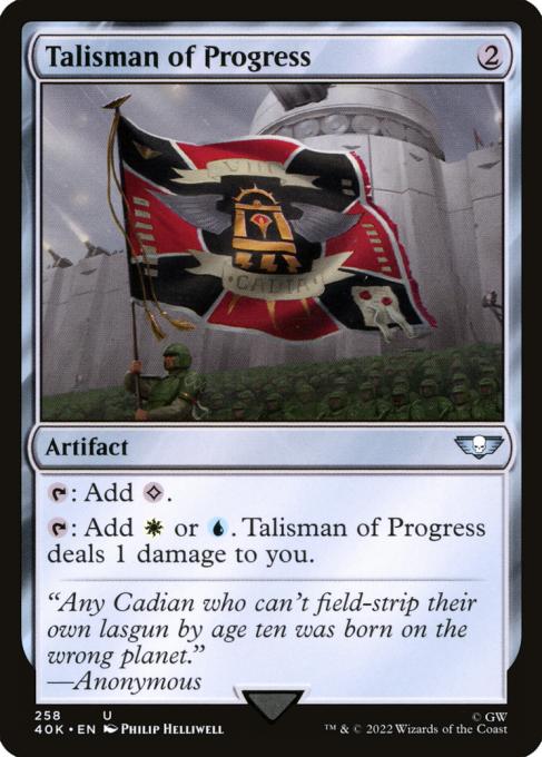 Talisman of Progress