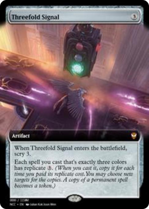 Threefold Signal