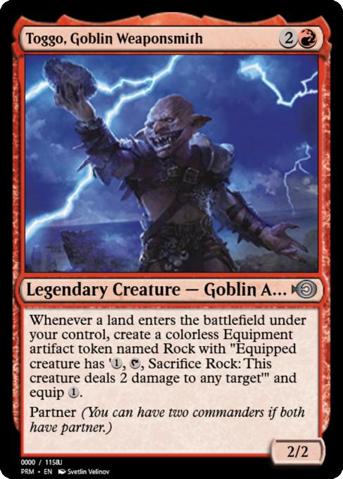 Toggo, Goblin Weaponsmith