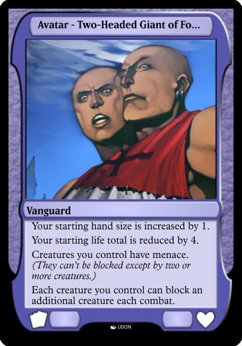 Two-Headed Giant of Foriys Avatar