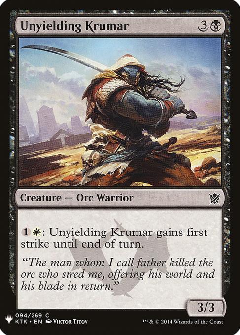 Unyielding Krumar