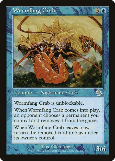 Wormfang Crab