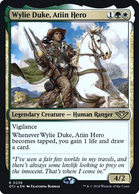 Wylie Duke, Atiin Hero